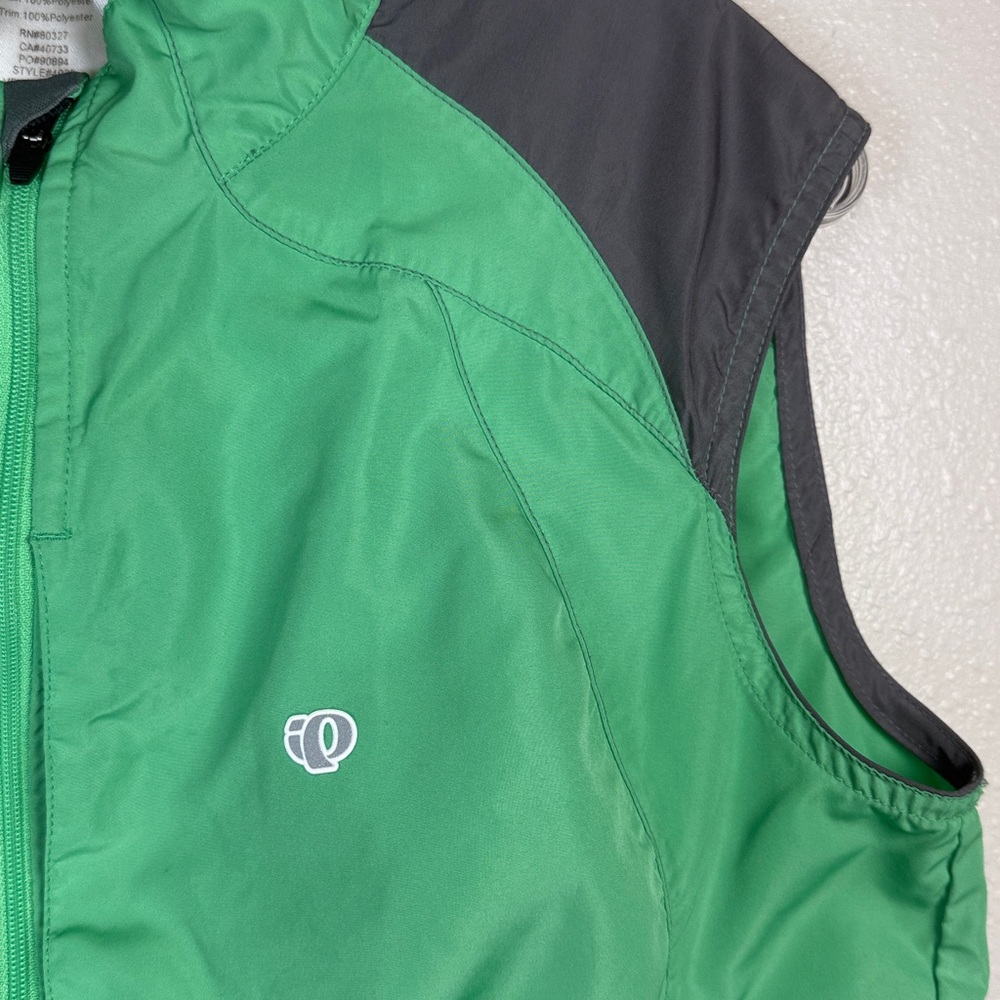 Pearl Izumi Whisper Cycling Vest Women L Zip Up Mesh Back Wind‎ Water Resistant - Picture 6 of 17